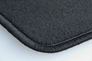 Tapis Peugeot Partner Fourgon (2008-) - Aiguilleté Noir