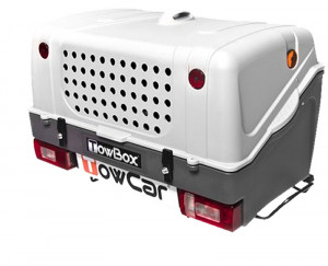 Coffre Towbox V1 Dog Gris 280l