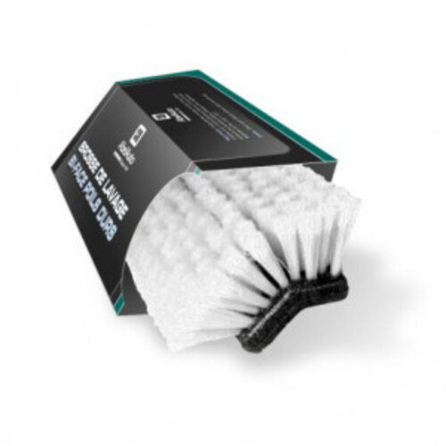 Brosse de lavage bi-face poils durs