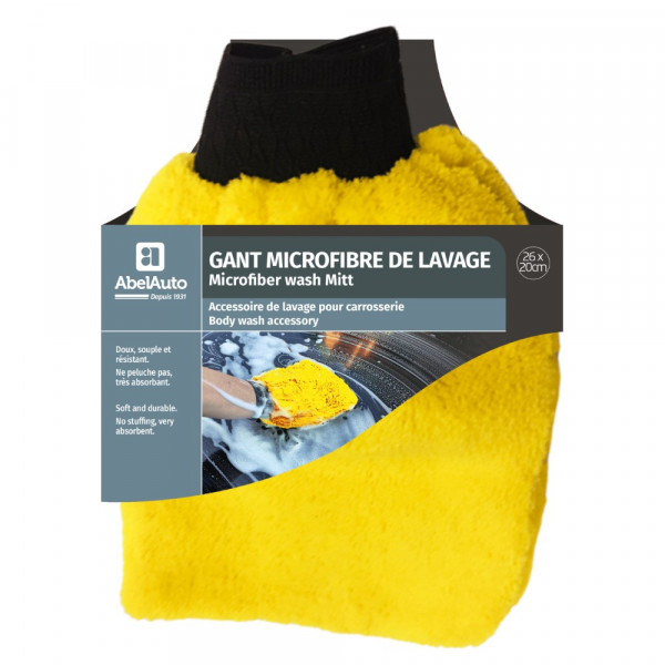 Gant microfibre de lavage