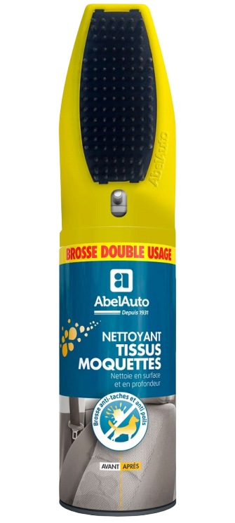 Nettoyant tissus, cuirs, et moquettes, pour les professionnels de  l'automobile.