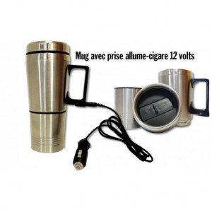 Mug électrique 12V 0,5 Litre