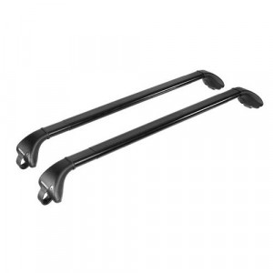 Barres de toit Ssangyong Korando depuis 10/2010 (avec barres longitudinales) Snap-Fit acier
