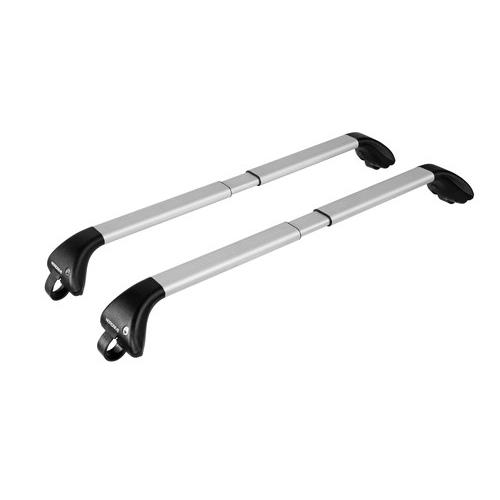 Barres de toit Toyota Avensis break 11/2008-09/2015 (avec barres longitudinales) Snap-Fit aluminium