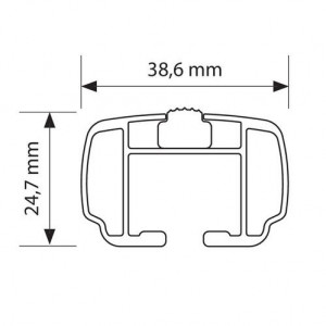 Barres Yuro alu 140 cm