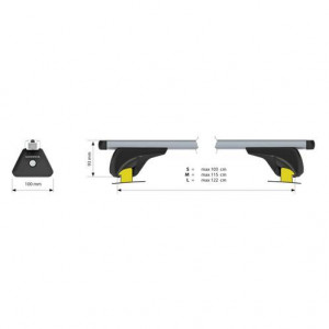 Barres Nowa alu 120 cm