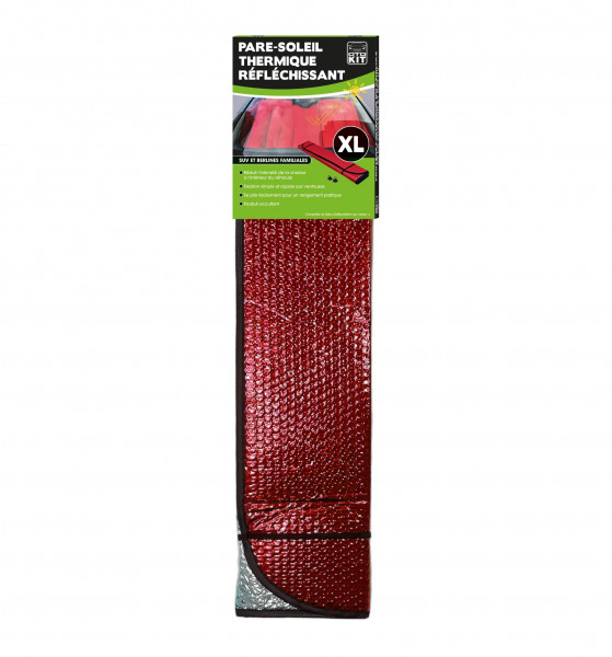 PARE SOLEIL ROUGE PARE BRISE XL