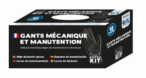 Gants pour mécanique et manutention