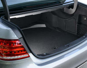 Tapis De Coffre Souple - Mercedes W212 Classe E Berline Avec Bloc Plastique Derrière La Banquette 2009-2016