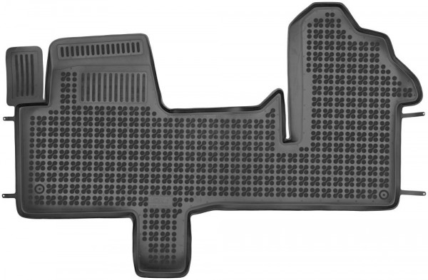 Tapis Caoutchouc Renault Master III (04/2010-08/2019) - Tapis Caoutchouc Avant Avec Repose Pied