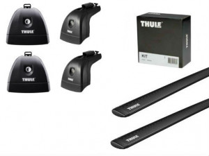Barres de toit Thule Toyota ProAce (2016-) Thule WingBar aluminium noir