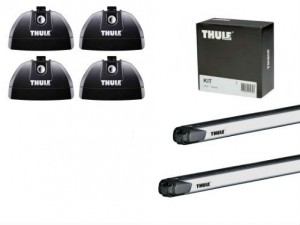 Barres de toit Ford Galaxy (2015-) Thule SlideBar coulissante