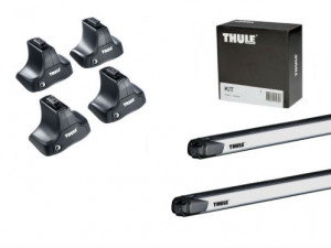 Barres de toit Toyota Auris (2013-) Thule SlideBar coulissante