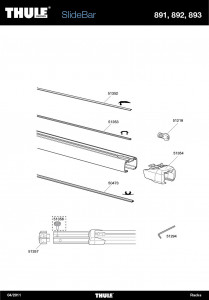 Thule SlideBar 162