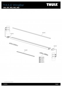 Thule 969 Aluminium Wingbar