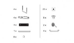 Thule 10756 Kit visserie