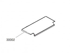 Thule 30002 Plaque de fixation pour pieds