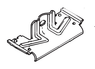 Thule 31205 Plaque de fixation pour pied 404