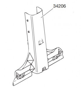 Thule 34206 Patte pour pieds 420/427