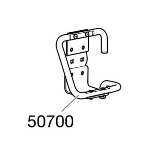 Thule 50700 Support plaque gauche pour EasyBase