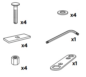 50926 Thule Sac de montage kit 3062