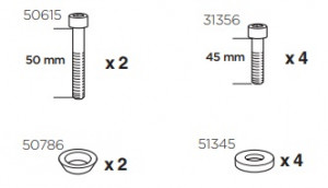 Thule 50927 Sac de montage kit 3058