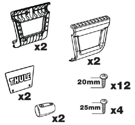 Thule 50930 Kit montage pour Xperience