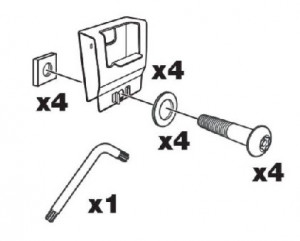 Thule 50931 Kit montage pour Xperience