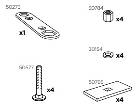 Thule 50936 Sac de montage kit 3057