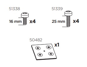 Thule 50939 Sac de montage kit 3065