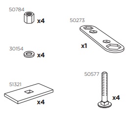 Thule 50942 Sac de montage kit 3033