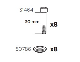 Thule 50945 Sac de montage kit 3018