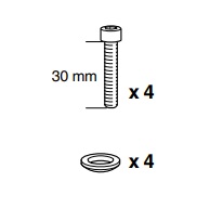 Thule 50963 Sac de montage kit 3020