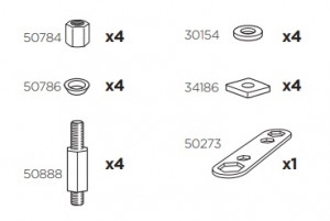 Thule 50967 Sac de montage kit 3055