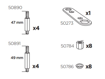 Thule 50968 Sac de montage kit 3053