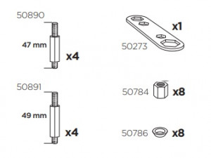 Thule 50968 Sac de montage kit 3053