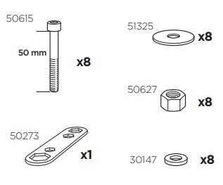 Thule 50969 Sac de montage kit 3045