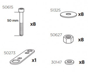 Thule 50969 Sac de montage kit 3045