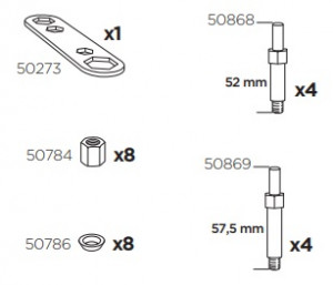 Thule 50972 Sac de montage kit 3041