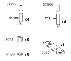 Thule 50973 Sac de montage kit 3011