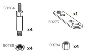 Thule 50974 Sac de montage kit 3038