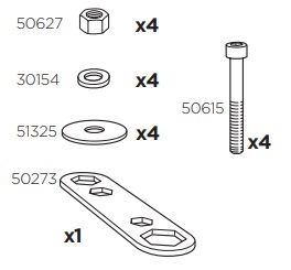 Thule 50979 Sac de montage kit 3032