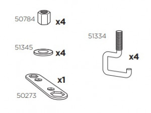 Thule 50984 Sac de montage kit 3067