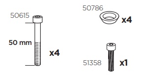 Thule 50986 Sac de montage kit 3030