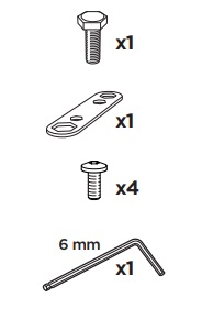 Thule 50995 Sac de montage pour kit 3072