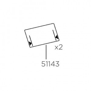 Thule 51143 Protection plastique pour EuroClassic G6 (x2)