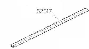 Thule 52517 Bande de recouvrement pour galerie Trail