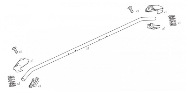 Thule 52703 Kit barre pour BackSpace