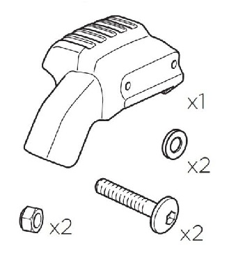 Thule 52704 Support bras gauche pour BackSpace