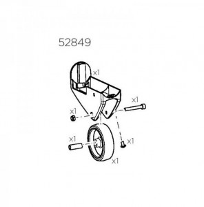 Thule 52849 Kit support roue droite pour EasyFold XT